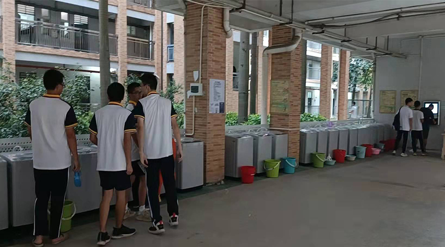 好評續(xù)單！江門一中學(xué)校持續(xù)追加共享洗衣機！