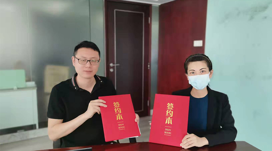 祝賀！金環(huán)電器與寧波某品牌電商客戶再次合作，簽約成功！